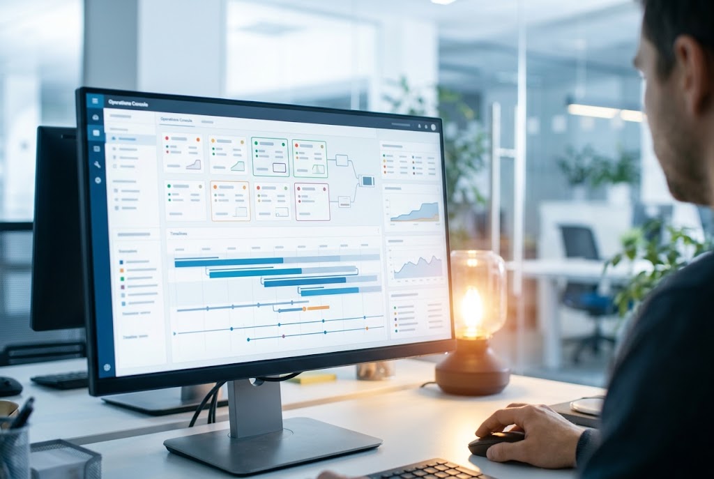 Operations Console for Supervising AI Agents